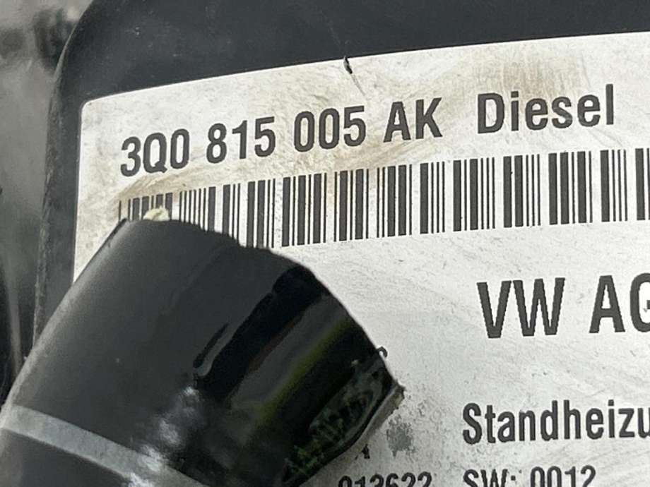 Dieselvarmer til Škoda Superb 2015-->> (Type III) (5WA 815 007 C|5WA 815 007 E|3Q0 815 005AK)