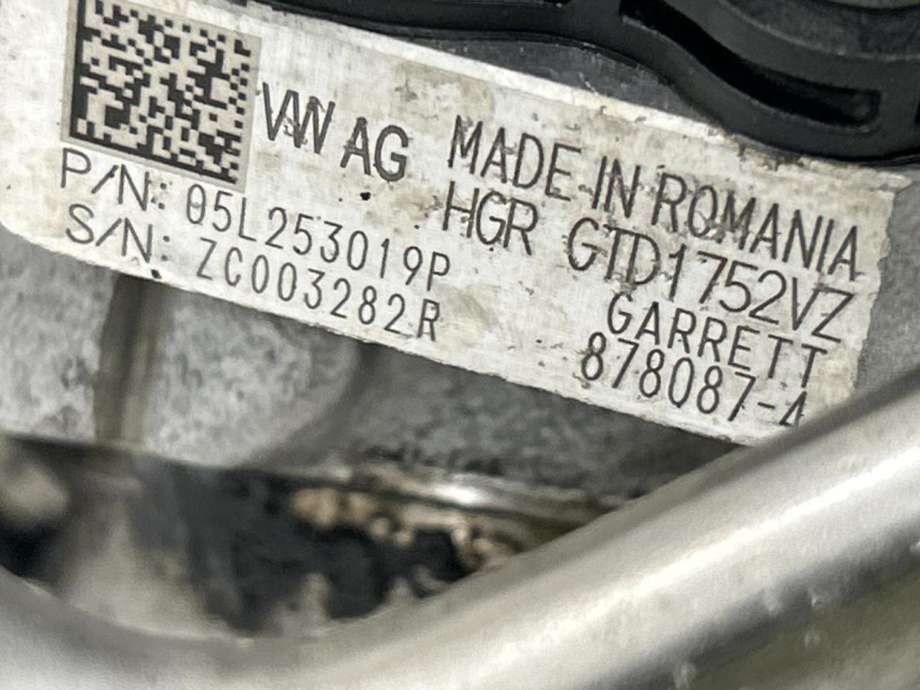 Turbo til Škoda Superb 2015-->> (Type III)  (05L 253 019 P|)