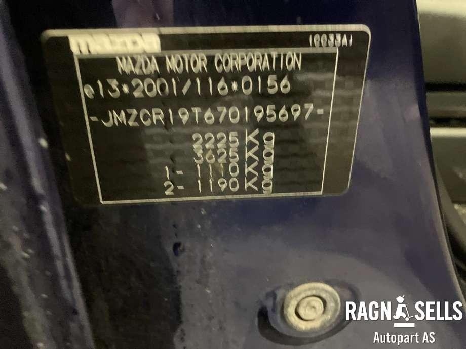 Mazda 5 2005-2010 (Type I) , Motorkode: RF, Girkassekode: