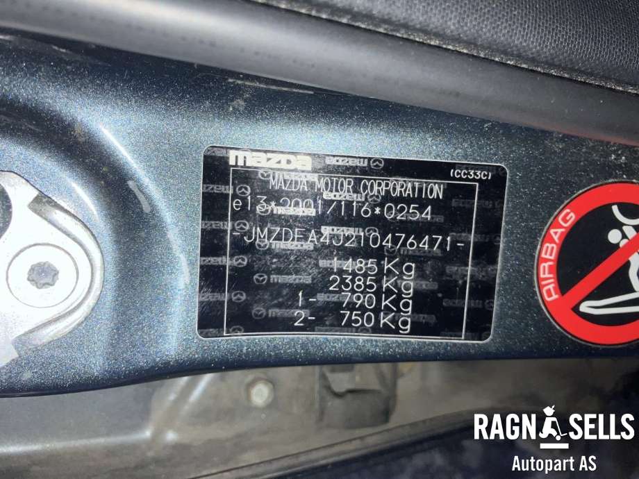 Mazda 2 2011-2014 (Type II, Fase 2) , Motorkode: ZJ, Girkassekode: 