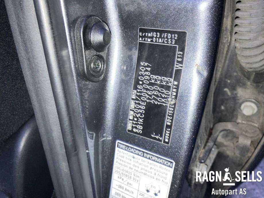 Toyota Auris 2007-2010 (Type I, Fase 1) , Motorkode: 1ND-TV, Girkassekode: