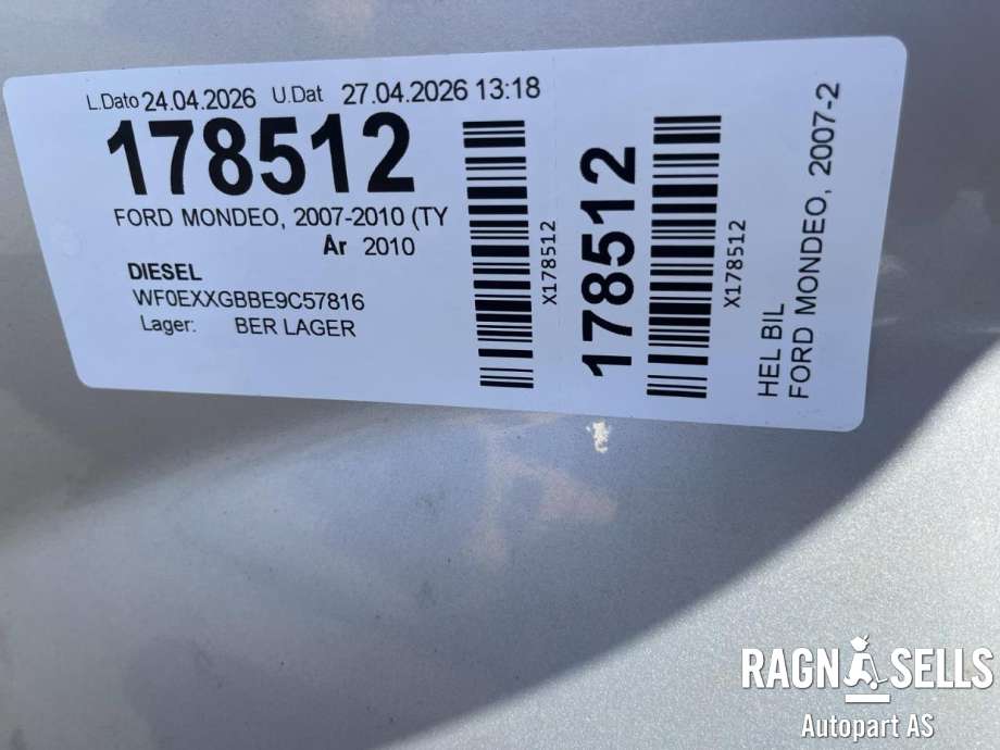 Ford Mondeo 2007-2010 (Type IV, Fase 1) , Motorkode: , Girkassekode: 