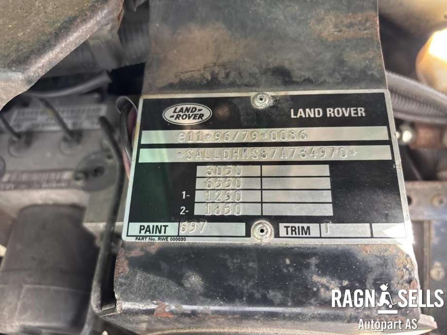Land Rover Defender 2007-2016 delebil , Motorkode: 244DT, Girkassekode: 