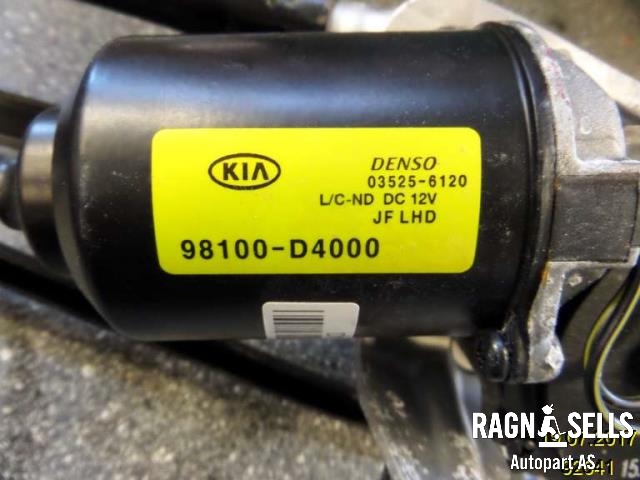 Viskermotor frontrute til Kia Optima 2014-2017  (98100D4000||03525 6120)