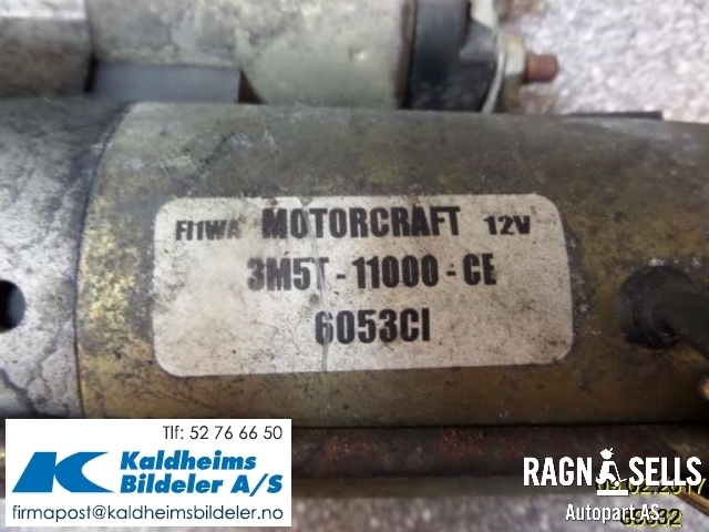 Starter diesel til Ford Focus 2004-2007 (Type II, Fase 1)  (3M5T11000CE|3M5T-11000-CG|6053CI)