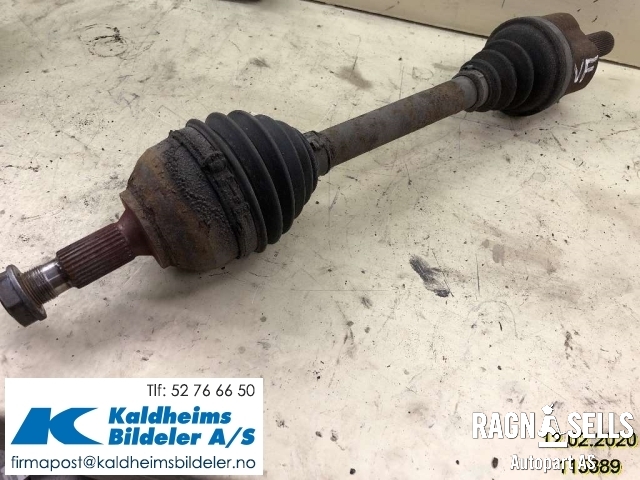 Drivaksel venstre foran, diesel/automat til Peugeot 508 2011-2014 (Type I, Fase 1)  (|3272 YK|3272 YL)