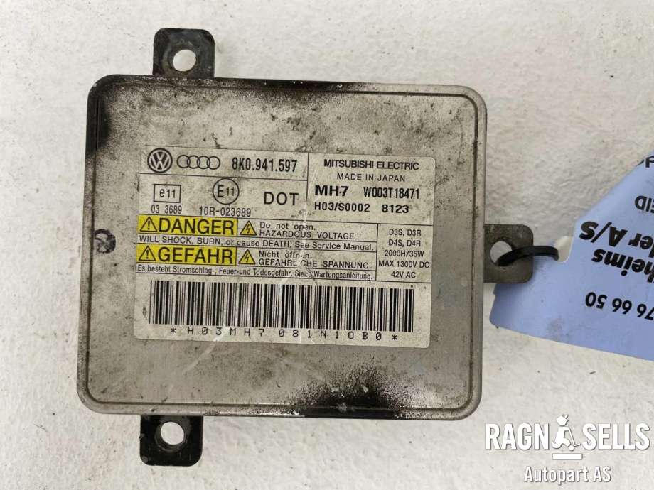 Styreenhet xenon/ballast til Audi A4 2007-2014 (Type IV) (B8) (B8) (8K0941597|8K0 941 597 E|W003T18471)