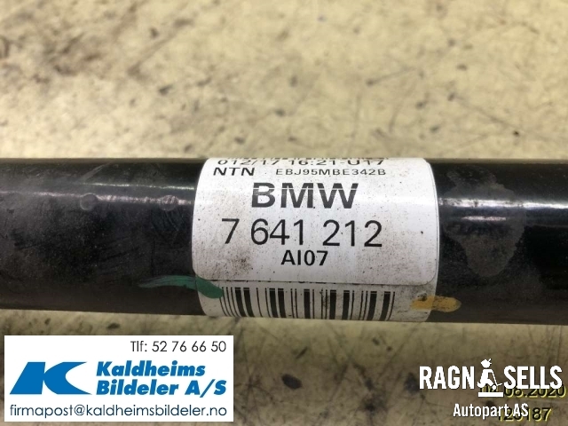 Drivaksel høyre bak, elbil til BMW i3 2013-2022  (33 20 7 641 212|7641212|)
