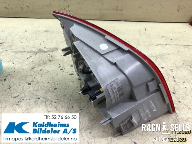 Baklykt høyre indre til Peugeot 508 2011-2014 (Type I, Fase 1) (9686780680|89501198)