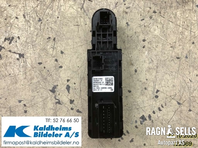 Bryter ruteheis til Citroën Berlingo 2019-->> (Type III) (96788264ZD07|96788264ZD16|1002555116)