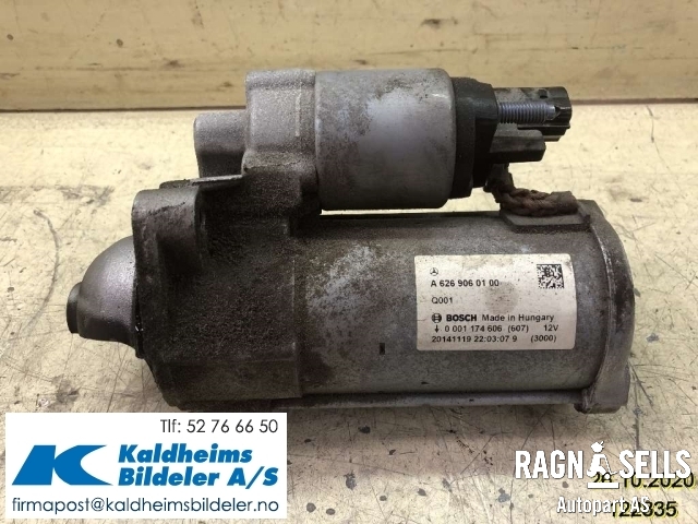 Starter diesel til Mercedes C-Klasse 2014-2018 (Fase 1) (W205) (W205) (A6269060100|0001174606)