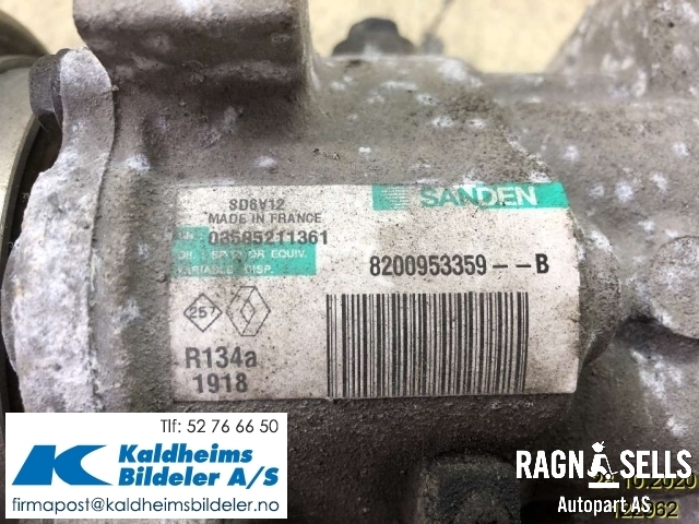 Aircondition kompressor til Mercedes Citan 2012-2021 (W415) (W415) (8200953359|SD6V12)