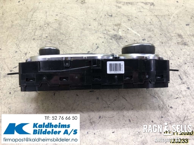Varmeapparat betjening til Renault Captur 2013-2020 (Type I)  (275105430R)