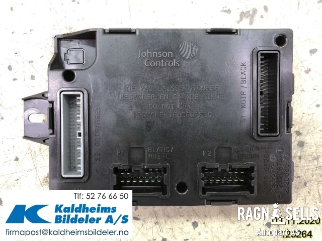 Styreenhet comfort (BCM) til Renault Captur 2013-2020 (Type I)  (284B14456R|27750744)