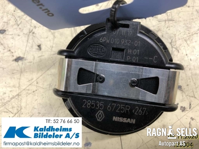 Sensor regnsensor til Renault Captur 2013-2020 (Type I)  (285356725R|6PW01093201)