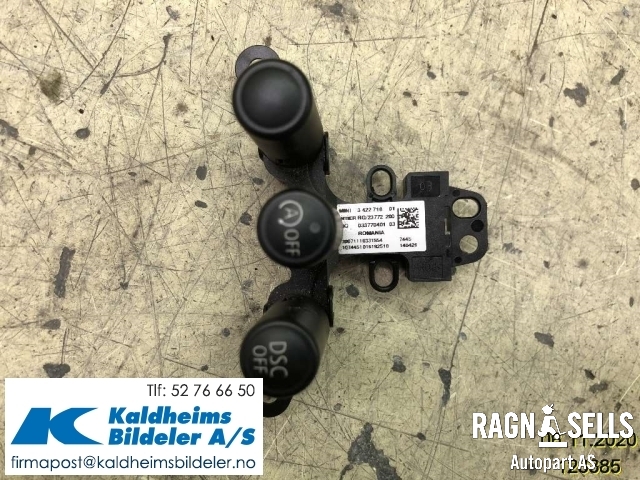 Bryter Antispinn til Mini One/Cooper, 2007-2014 (R55-57) (R55-57) (61 31 3 454 173)