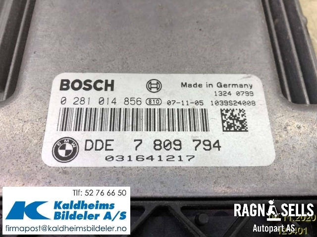 Styreenhet motor til Mini One/Cooper 2007-2014 (R55-57) (R55-57) (13 61 7 823 934|7809794|0281014856)