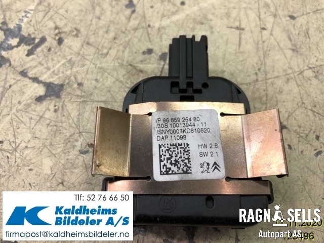 Sensor regnsensor til Peugeot 508 2011-2014 (Type I, Fase 1) (9665925480|)
