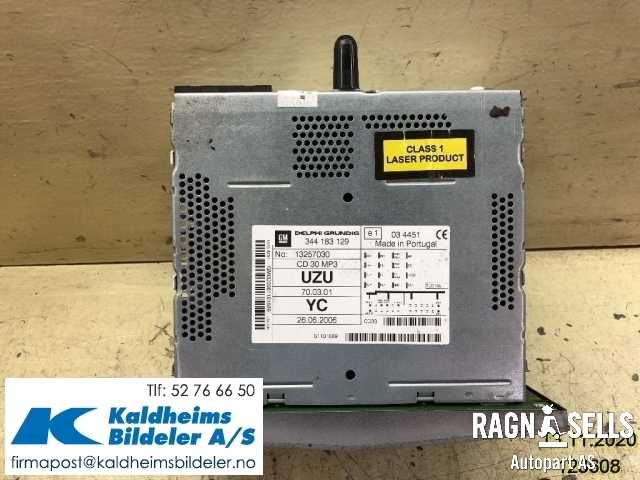 Bilstereo til Opel Corsa D 2006-2014  (6780494|13257030|344183129|13210659)