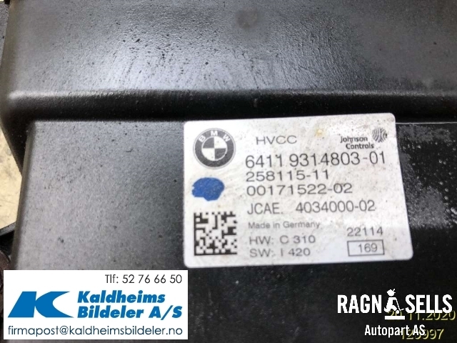 Styreenhet diverse til BMW i3 2013-2022  (61 35 7 928 663||25811511)