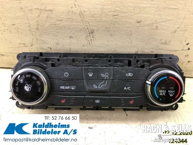 Varmeapparat betjening til Ford Transit Custom 2013-2023 (Type I) (JK2T19980DD|KK2T19980DA)