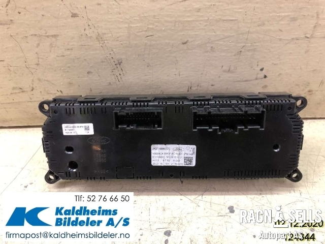 Varmeapparat betjening til Ford Transit Custom 2013-2023 (Type I) (JK2T19980DD|KK2T19980DA)