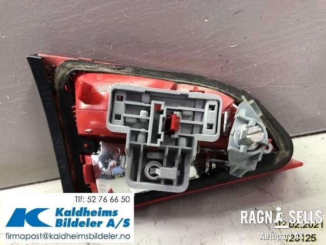 Baklykt høyre indre til Audi A4 2007-2014 (Type IV) (B8) (B8) (21968002|8K9945094|)
