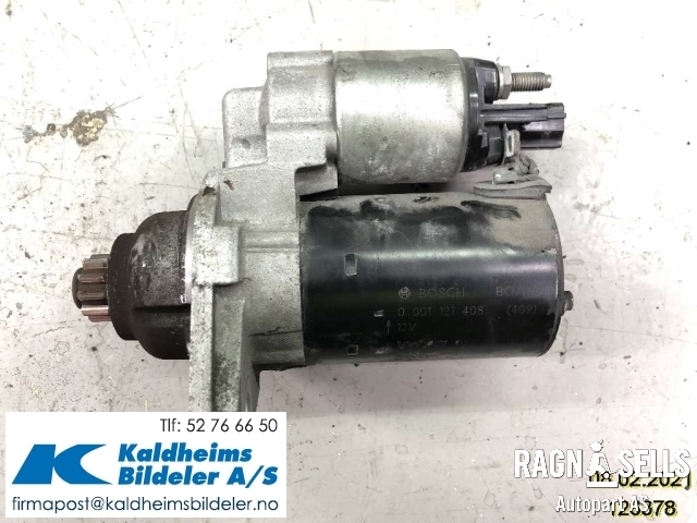 Starter til Škoda Superb 2008-2015 (Type II) (02Z911023E|02Z 911 023 EX|0001121408)