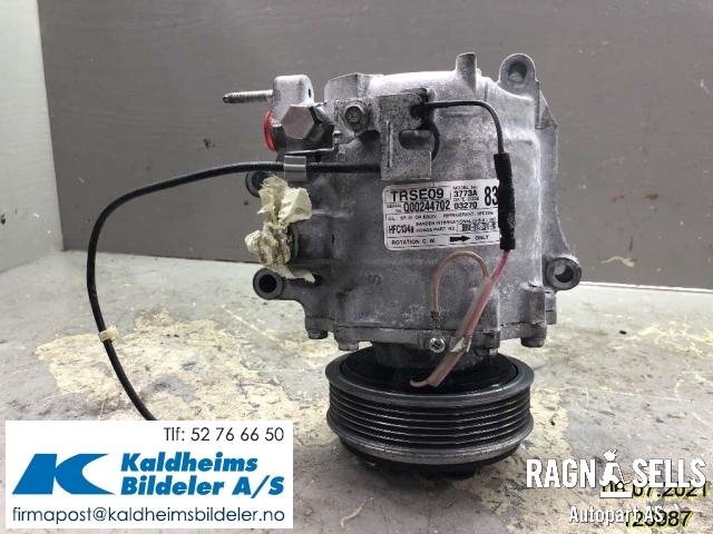 Aircondition kompressor til Honda Civic 2012-2015 (Type IX, Fase 1) (N/A|Q00244702|3773A|TRSE09)
