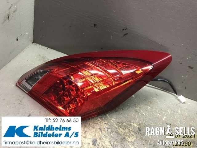 Baklykt venstre til Honda Civic, 2012-2015 (Type IX, Fase 1)  (FR26260102)