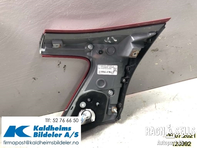 Baklykt venstre indre til Honda Civic 2012-2015 (Type IX, Fase 1) (FR26260132|34155TV0|E012M1)