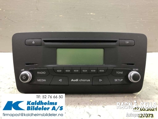 Bilstereo til Audi A1 2010-2014 (Type I, Fase 1) (8X0035160B|8X0 035 160 B)
