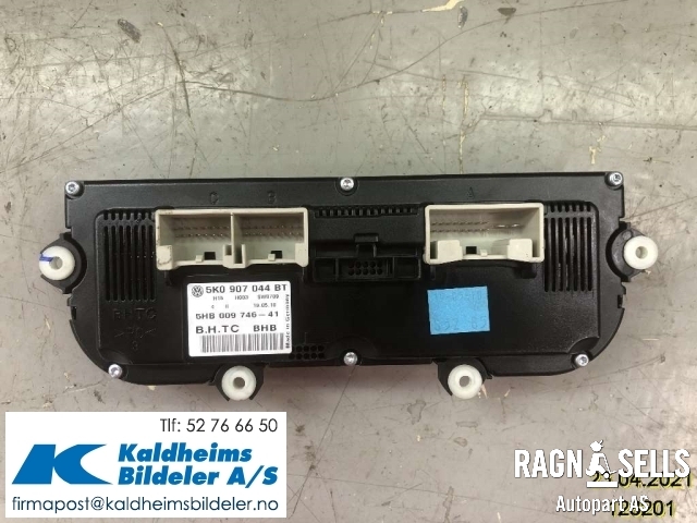 Varmeapparat betjening til VW Scirocco 2008-2013  (5K0907044BT|5K0 907 044 GK|)