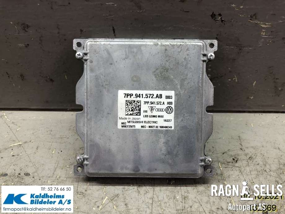 Styreenhet xenon/ballast til VW Tiguan 2016-2020 (Type II, Fase 1) (7PP 941 572 AB)