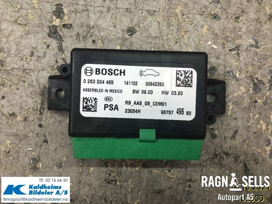 Styreenhet parkering til Peugeot 308 2013-2021 (Type II) (0263004465)