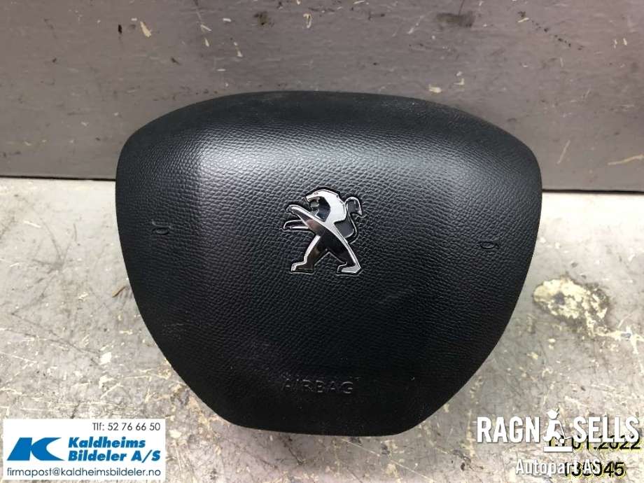 Airbag rattpute til Peugeot 308 2013-2021 (Type II) (96 783 105 ZD)