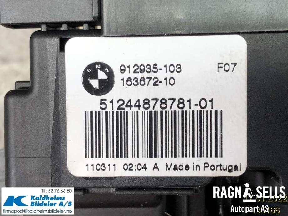 Sentrallås bakluke til BMW 5-Serie 2010-2017 (F10/F11) (F10/F11) (51 24 7 269 544|51 24 4 878 781|912935)