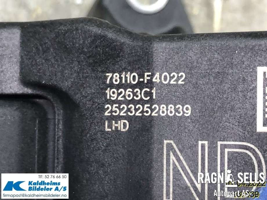 Pedal gass til Toyota C-HR 2016-->> (19263C1|78110F4021|78110F4022)