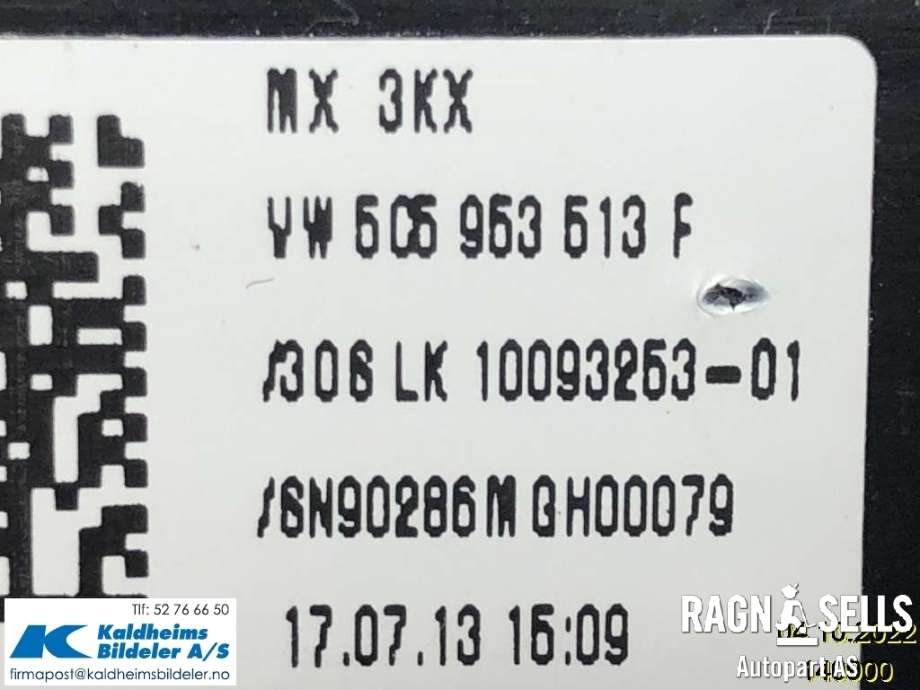 Bryter combi til VW Beetle 2011-2018 (Type II)  (5C5 953 513 F)