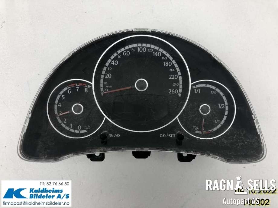 Speedometer til VW Beetle, 2011-2018 (Type II)  (5C5920870J)