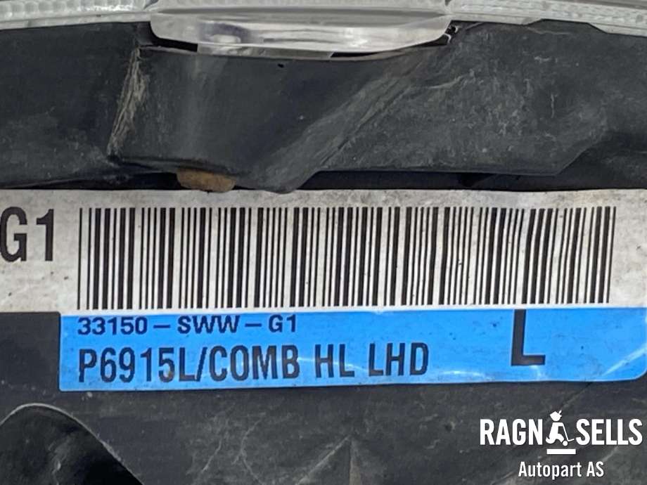 Frontlykt venstre xenon til Honda CR-V 2007-2012 (Type III) (33101SWWG01|)
