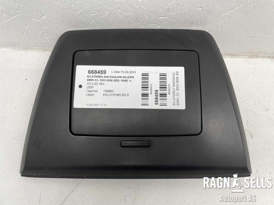 Bilstereo navigasjon skjerm til BMW X3 2003-2006 (Fase 1) (E83) (E83) (65 50 3 452 285|)