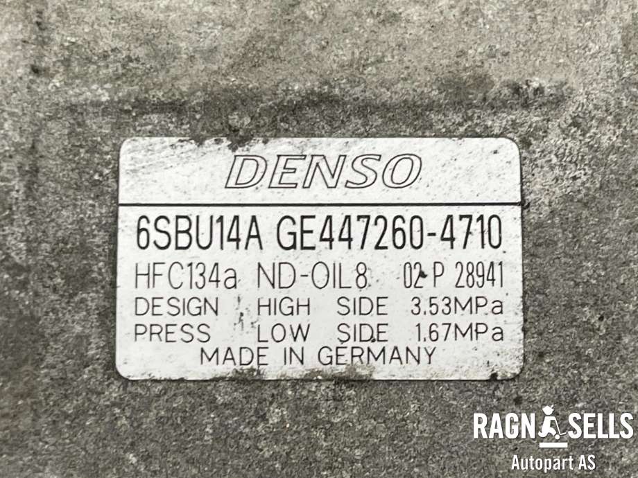 Aircondition kompressor til BMW 3-Serie 2012-2018 (F30/F31/F34) (F30/F31/F34) (DENSO|64 52 9 223 694|447260-4710|64529215947|64529223694|64529225703|64529330829)