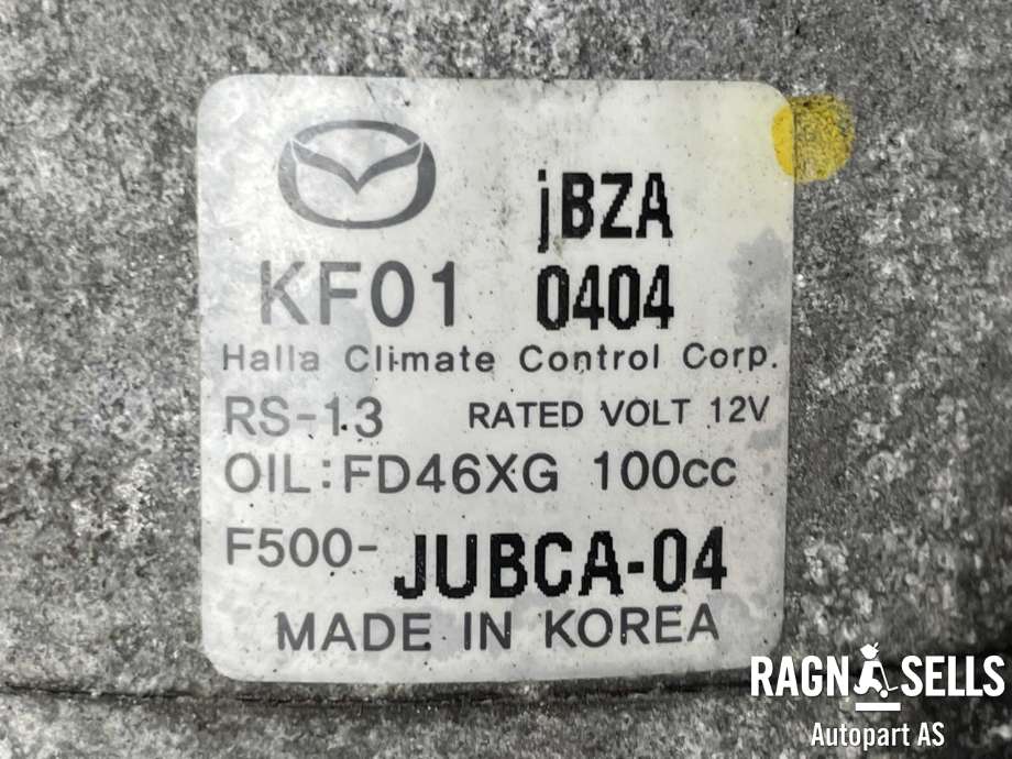 Aircondition kompressor til Mazda 3 2013-2016 (Type III, Fase 1) (KF01|JUBCA-04|KF01-61-450|)