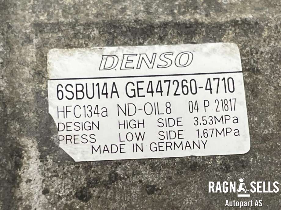 Aircondition kompressor til BMW 3-Serie 2012-2018 (F30/F31/F34) (F30/F31/F34) (DENSO|64 52 9 223 694|447260-4710|64529215947|64529223694|64529225703|64529330829)