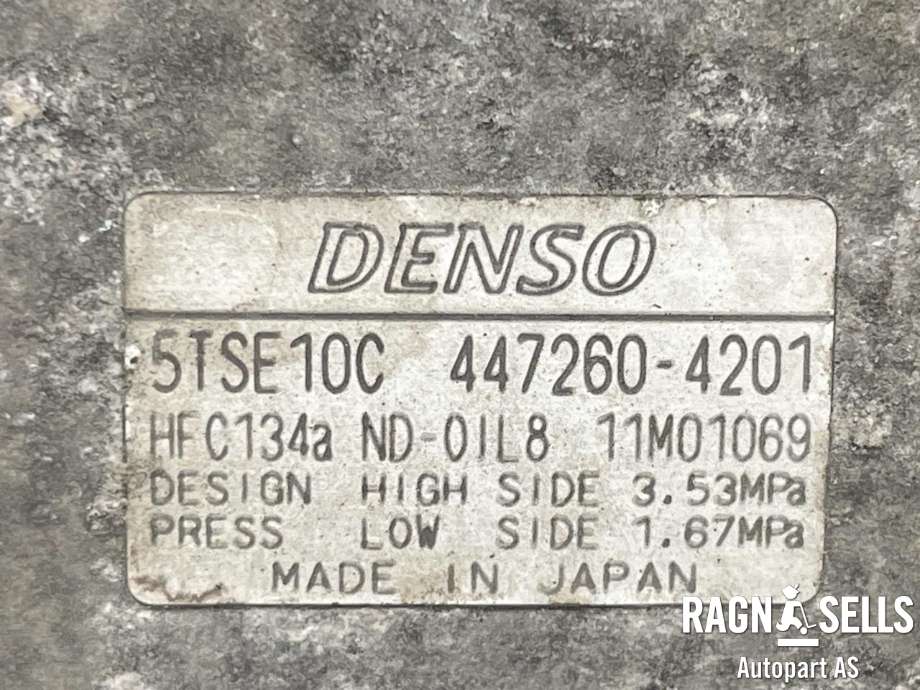 Aircondition kompressor til Toyota Verso-S 2011-2015 (COMBI) (COMBI) (DENSO|447260-4201|8831052710|88310-0D380|88310-52710|)