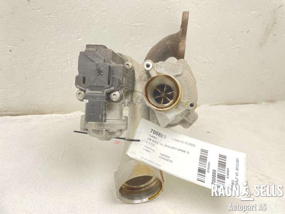 Turbo til VW Golf VII 2012-2017 (Fase 1)  (04E 145 722 E||04E145722EX|04E145703Q|04E145704L|04E145704N|04E145704T|04E145713B|04E145713Q|04E145721L)