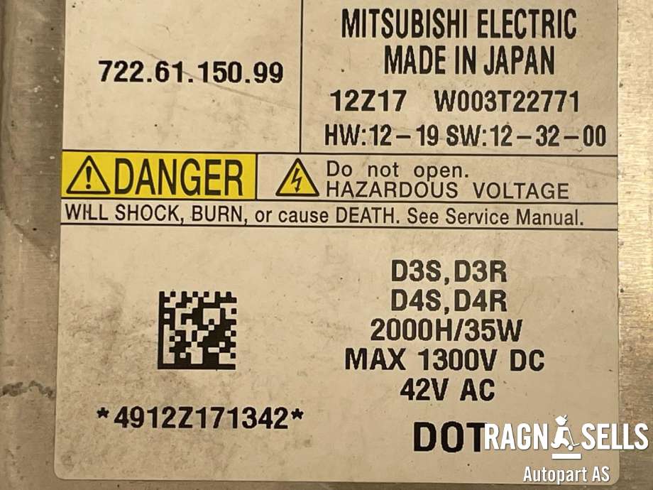 Styreenhet xenon/ballast til Volvo V40 2012-2019  (31335777|W003T22771|)