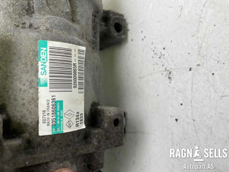 Aircondition kompressor til Nissan Qashqai 2010-2014 (Type I, Fase 2)  (2763000Q3J||27630-00Q3J|926009865R)