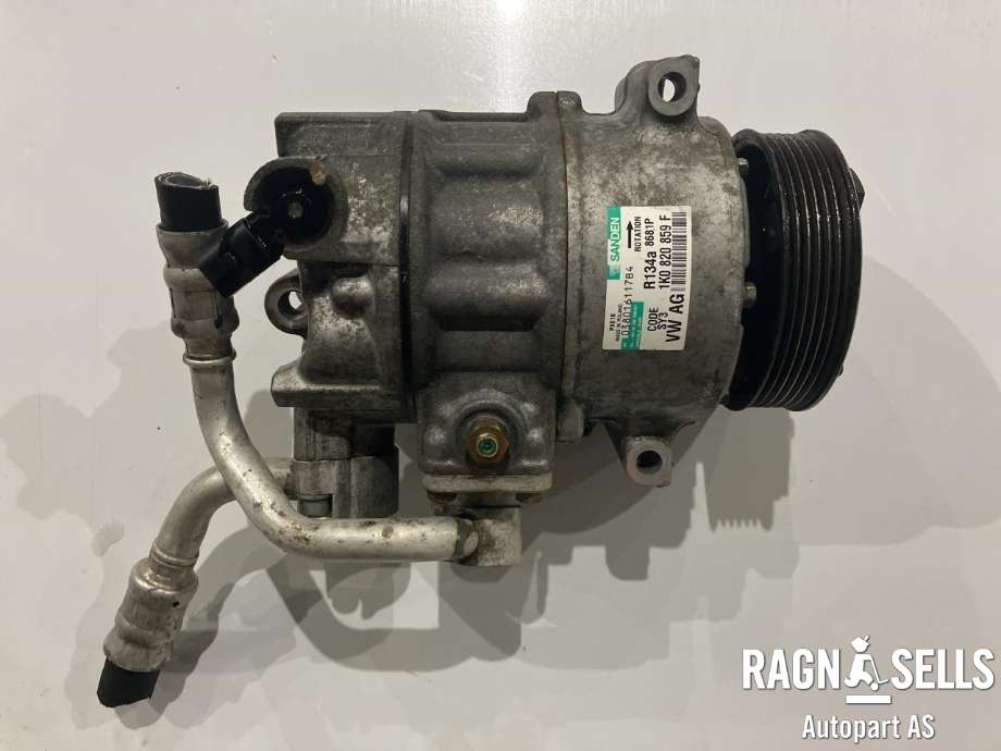 Aircondition kompressor til VW Touran 2007-2010 (Type I, Fase 2)  (1K0 820 859 F| 1K0 820 859 QX| 1K0 820 808 BX|)